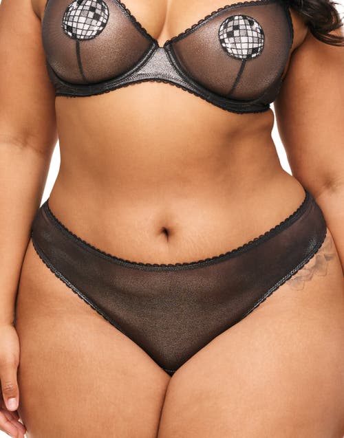 Shop Adore Me Alyshia Thong Panties In Novelty Grey