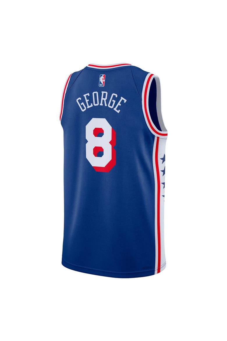 Unisex Nike Paul George Royal Philadelphia 76ers 2024 Offseason Addition Nike Swingman Jersey, Alternate, color, Royal