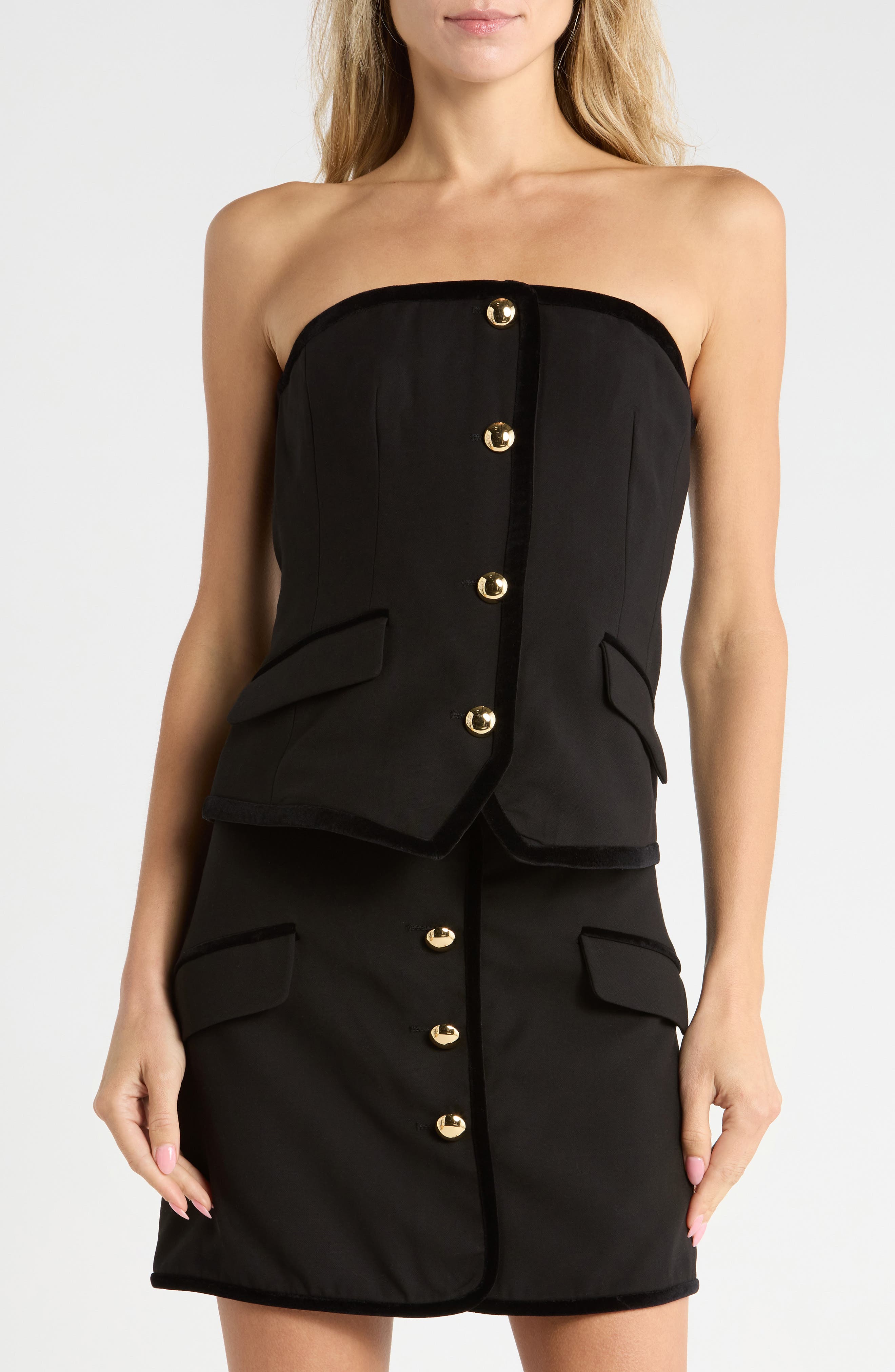 Cambrie Bustier Top
