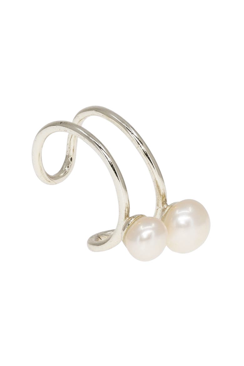 Ear Cuff, Main, color, SILVER