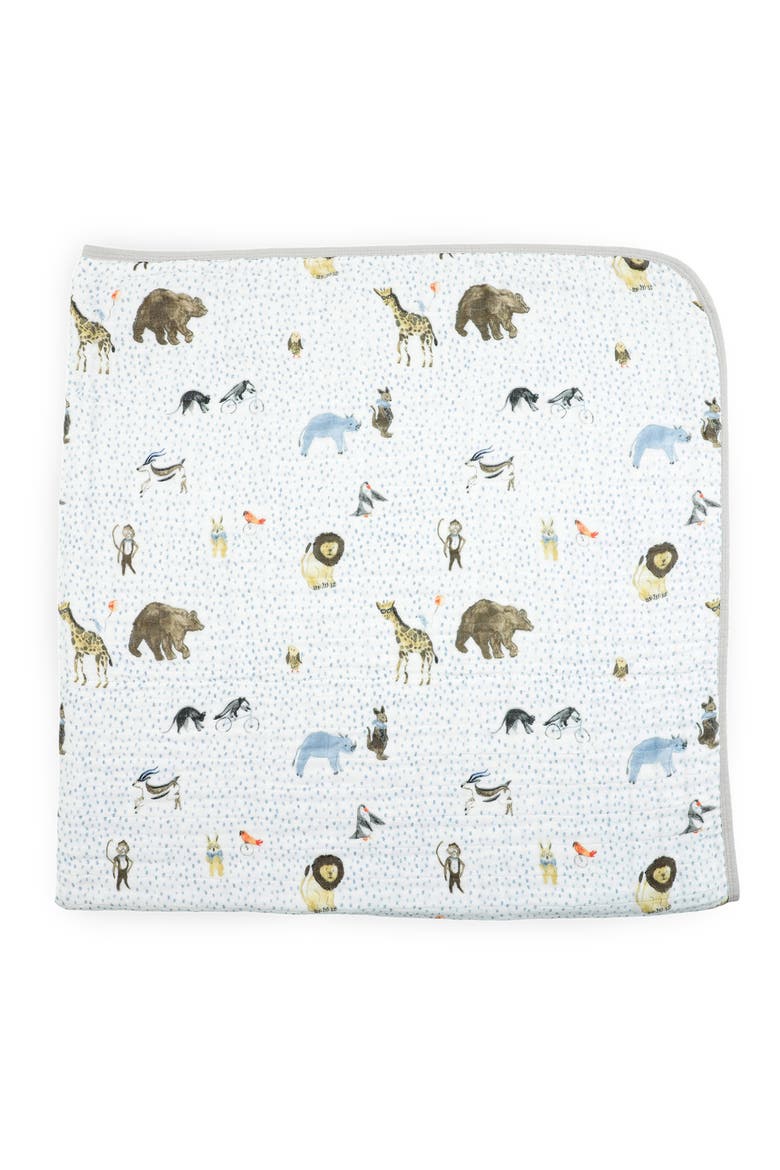 Original Cotton Muslin Quilt, Alternate, color, PARTY ANIMALS