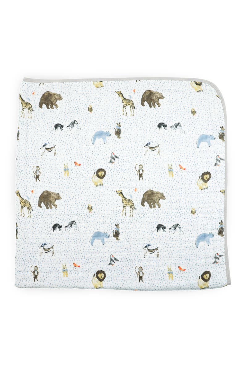 little unicorn Original Cotton Muslin Quilt, Alternate, color, Party Animals
