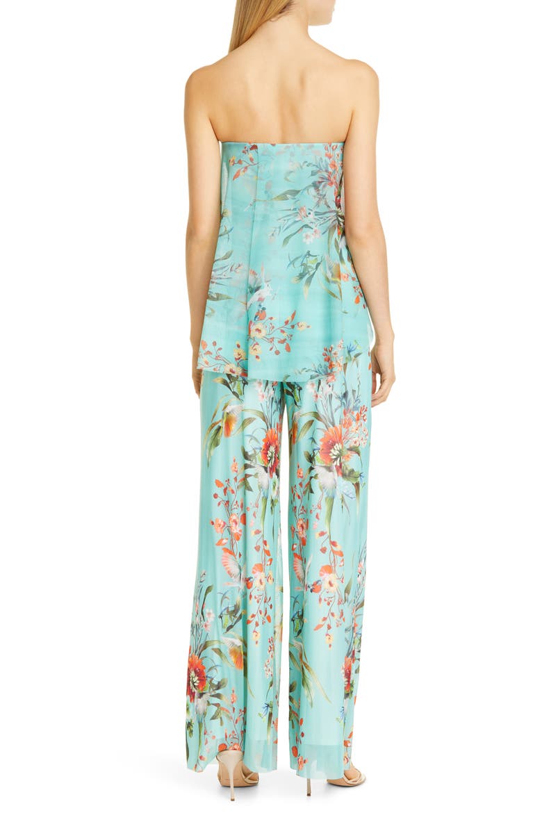 Strapless Wide Leg Jumpsuit, Alternate, color, PASTELLO