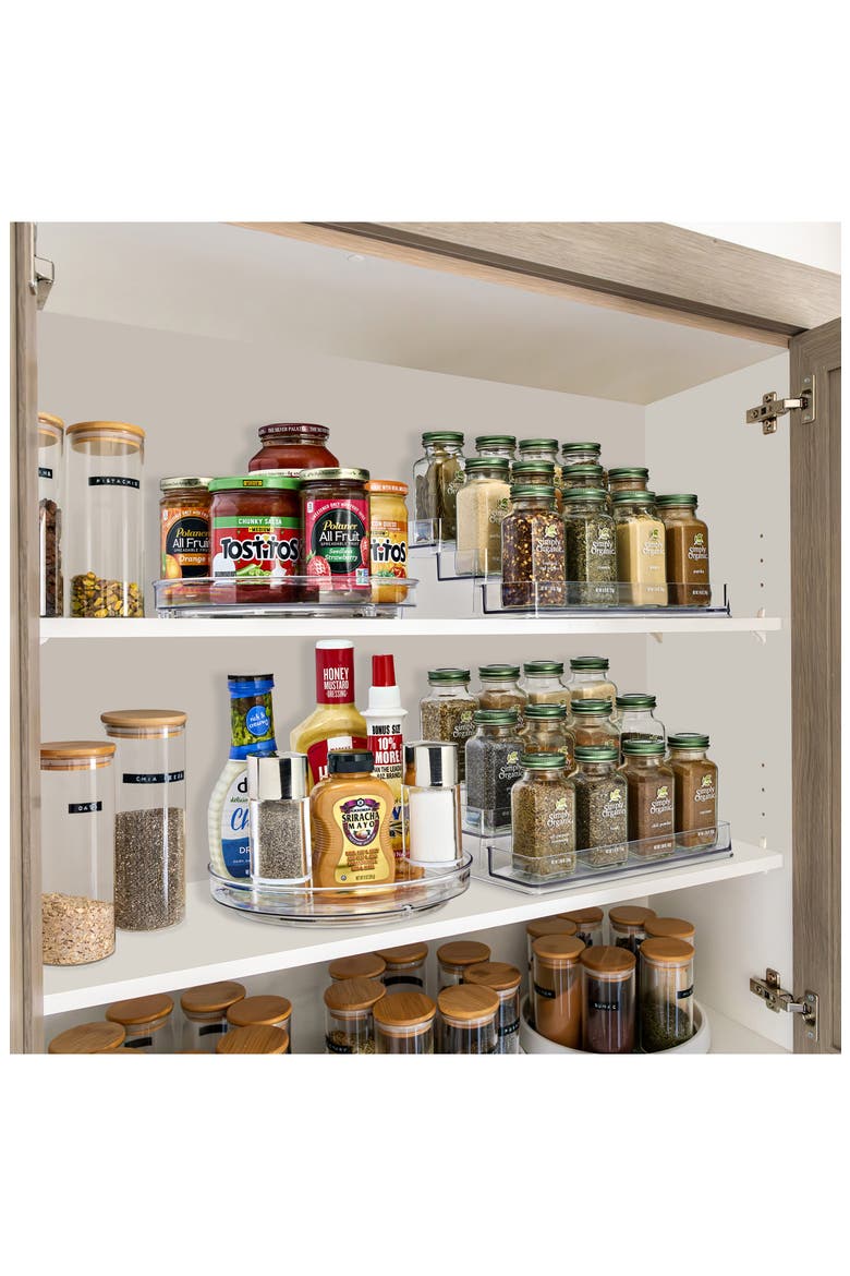 Acrylic Spice Organizer Set, Alternate, color, CLEAR