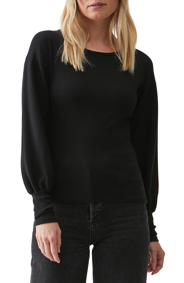 Michael Stars Misha Puff Sleeve Top, Main, color, 