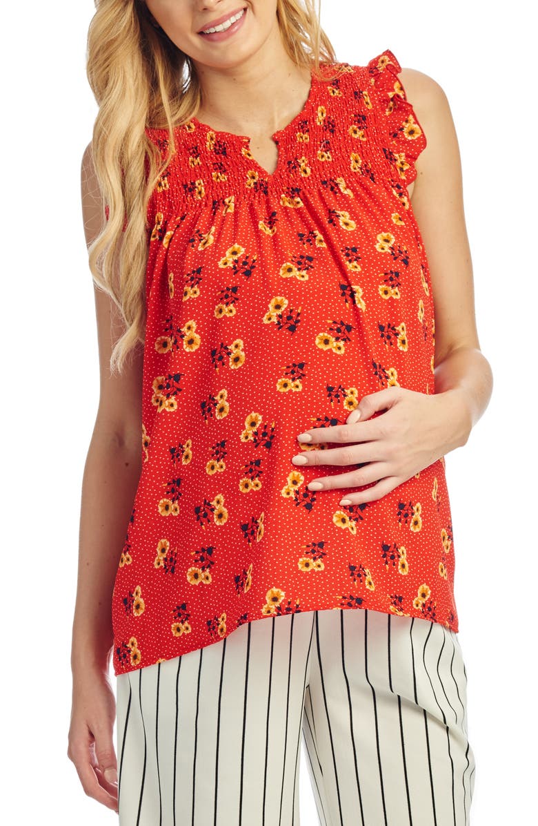 Everly Grey Koa Maternity/Nursing Top, Main, color, 