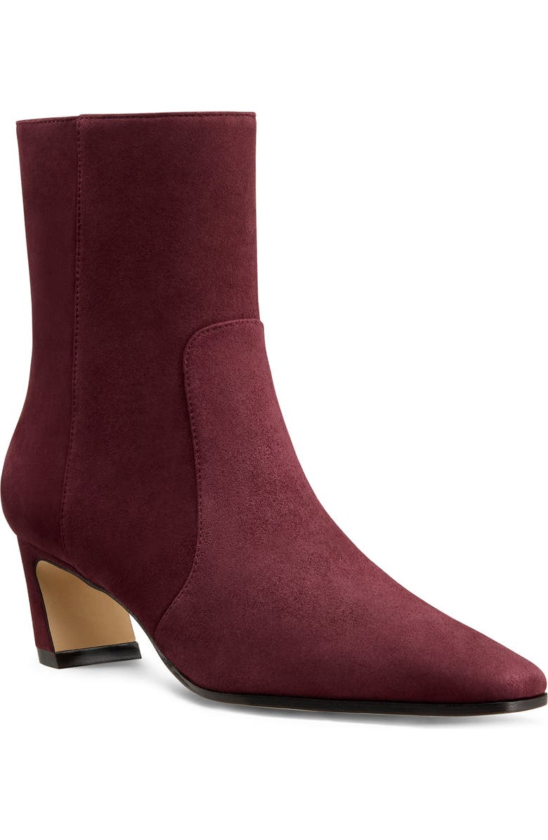 Stuart Weitzman Stassi Zip Bootie 50, Main, color, Boysenberry