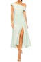 Ruched Off-The-Shoulder Midi Dress