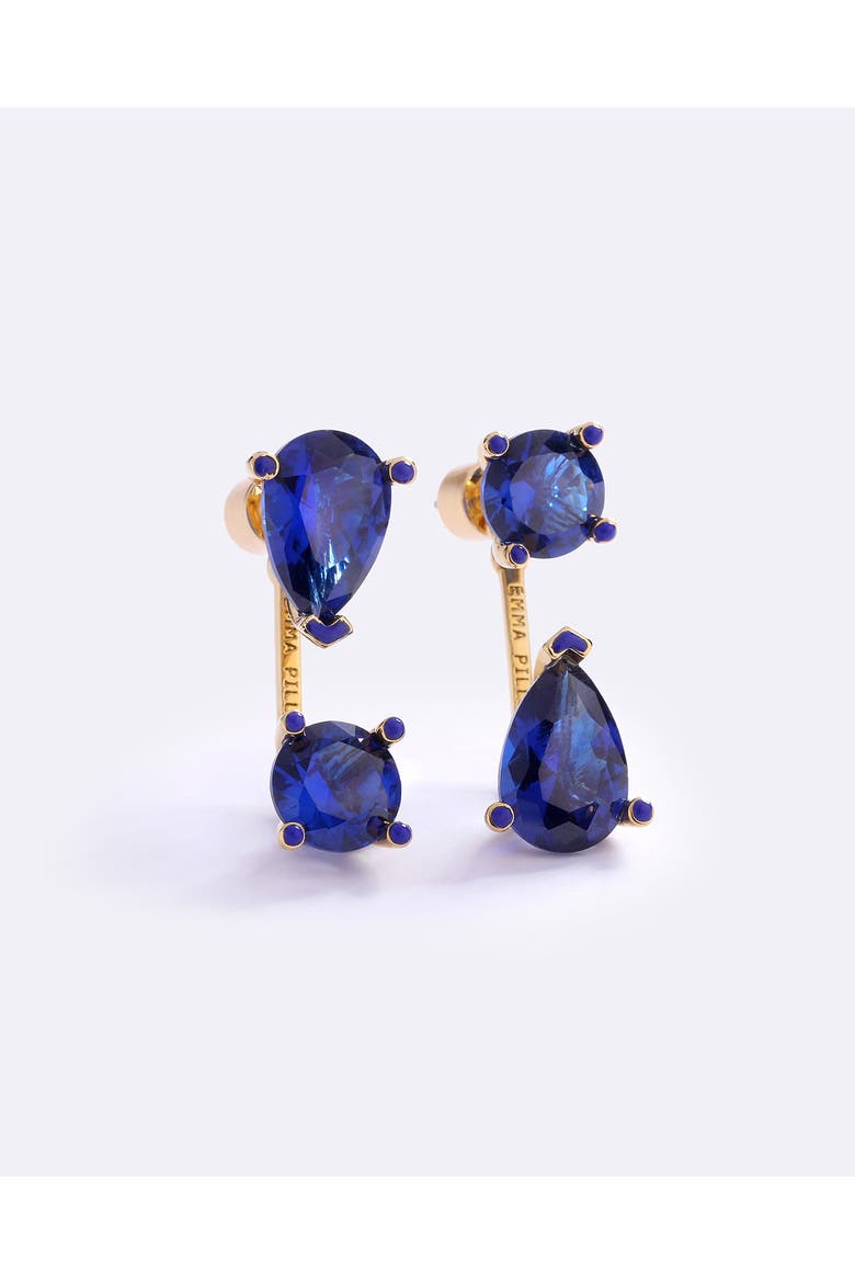 Icebergs Earrings, Main, color, BLUE GLOW
