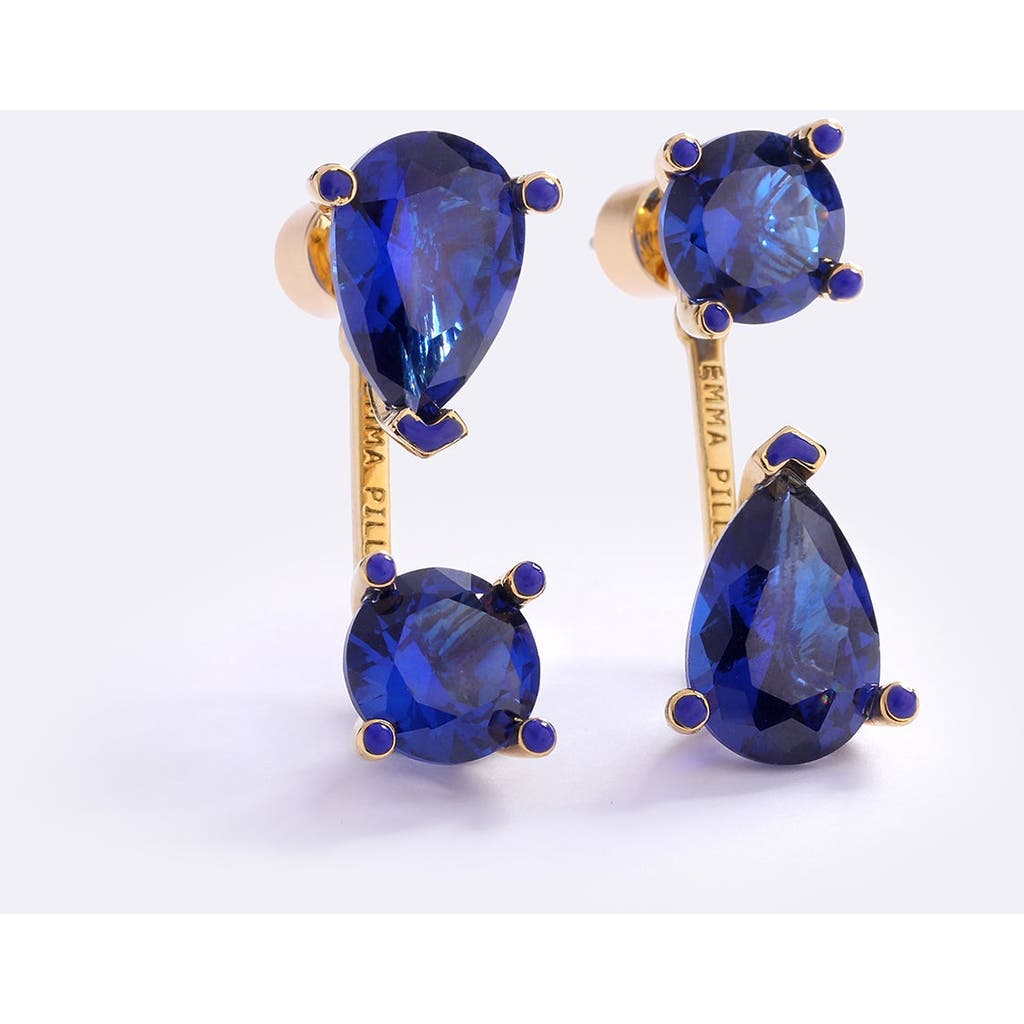 Emma Pills Icebergs Earrings In Blue