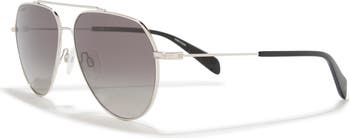 60mm Gradient Pilot Sunglasses