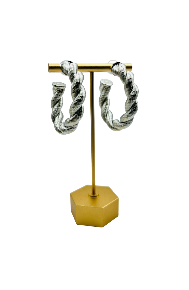 HOLST+LEE Hot Girl Hoop, Alternate, color, Silver