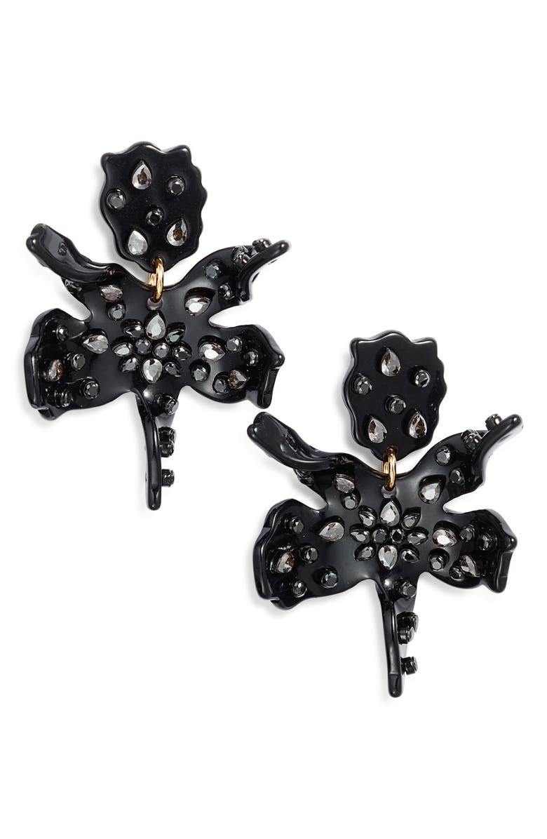 Lele Sadoughi Small Paper Lily Drop Earrings, Main, color, 