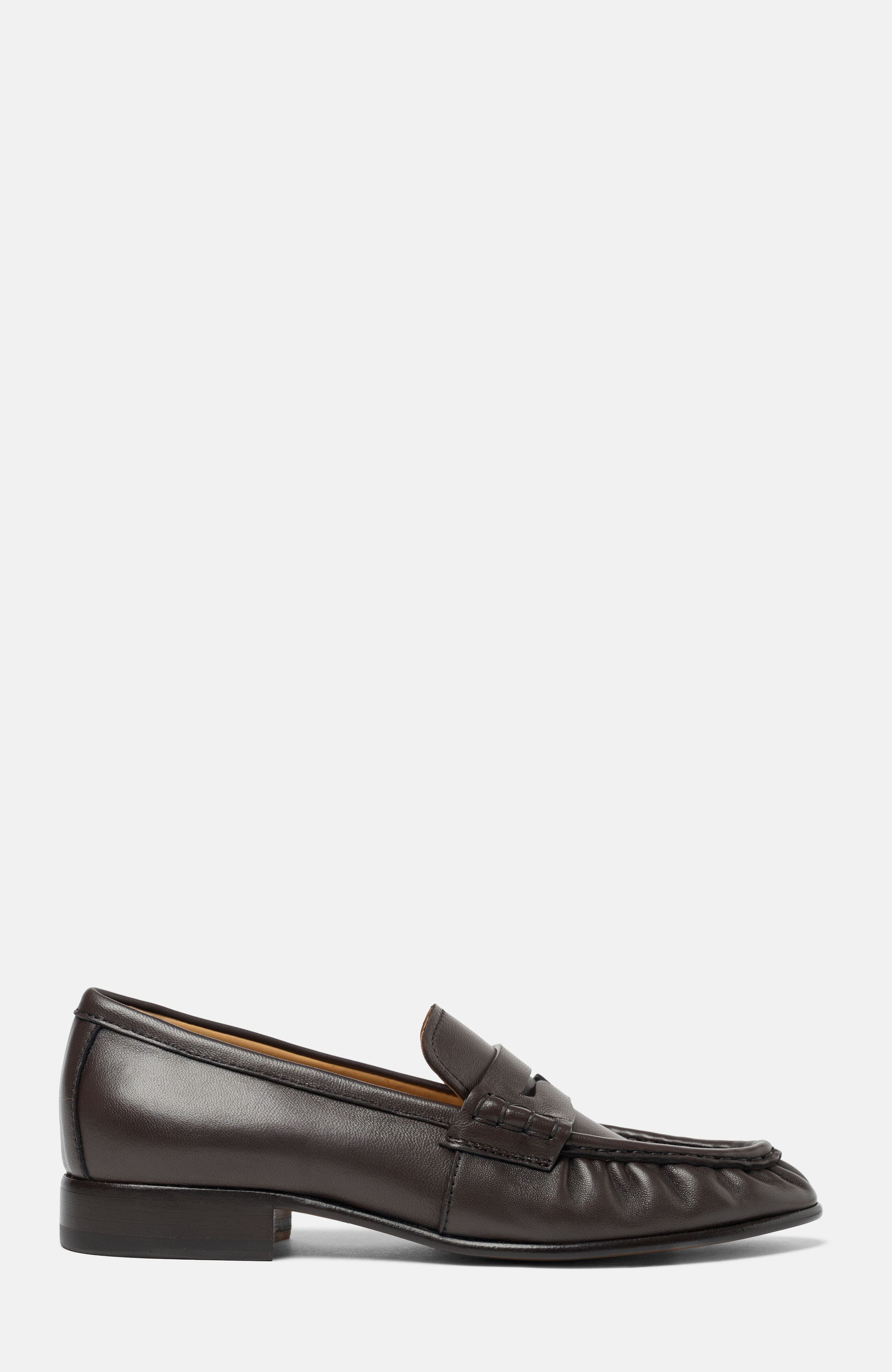 Mar Loafers, Alternate, color, Dark Brown - Calf