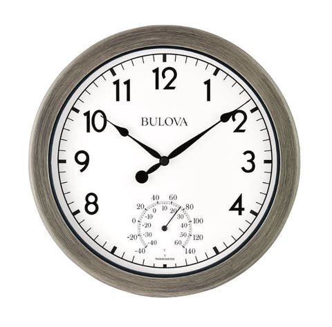 Patio Time 11" Diameter  Weatherproof Clock