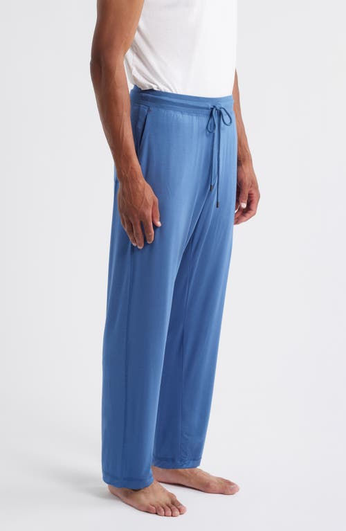 Daniel Buchler Stretch Modal & Silk Blend Pajama Pants In Blue