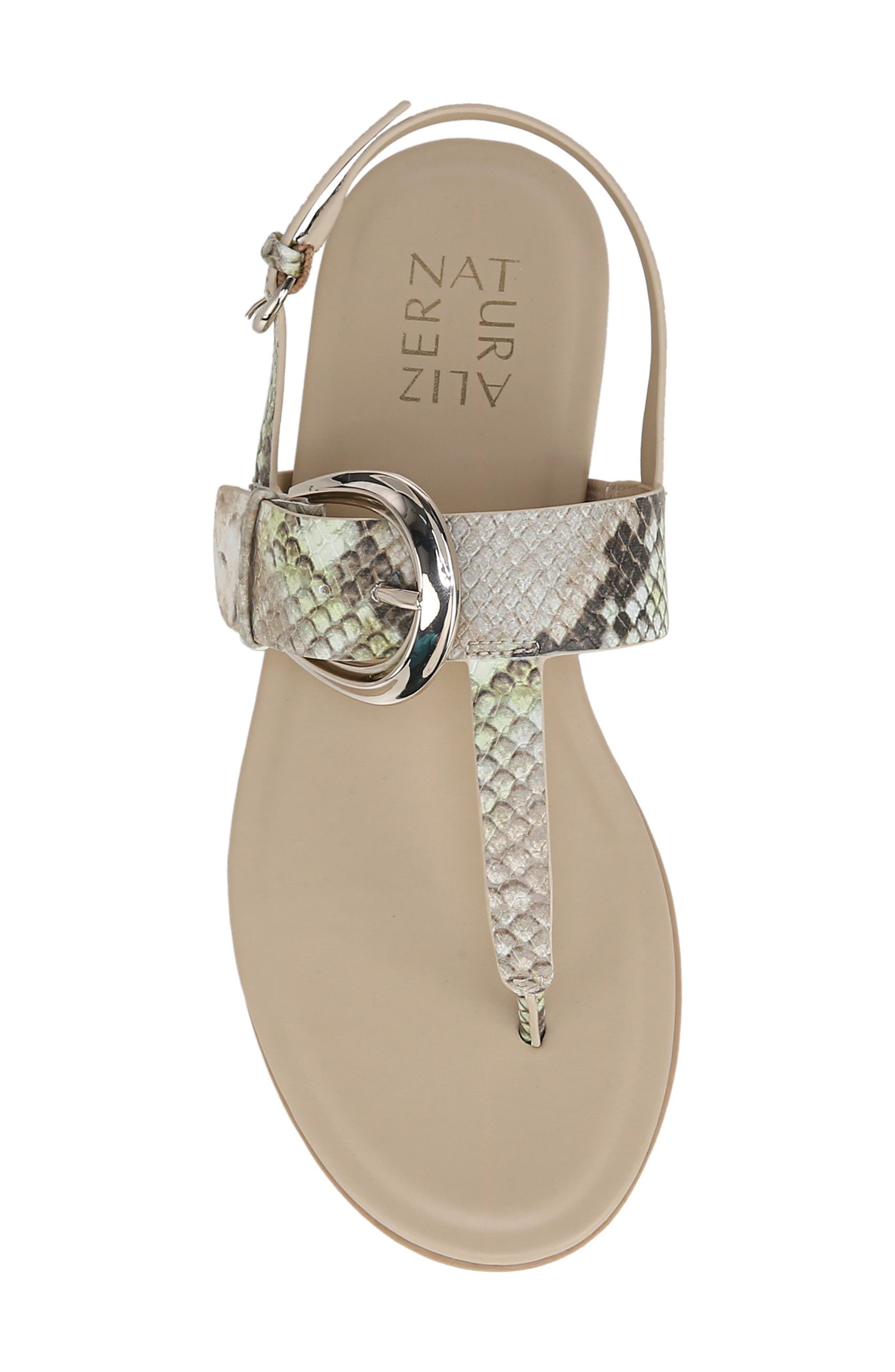 Taylor Slingback Flip Flop, Alternate, color, LIME FAUX SNAKE LEATHER