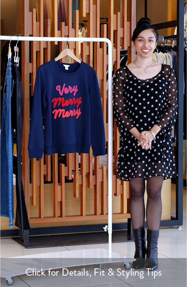 Very Merry Merry Sweatshirt, sales video thumbnail