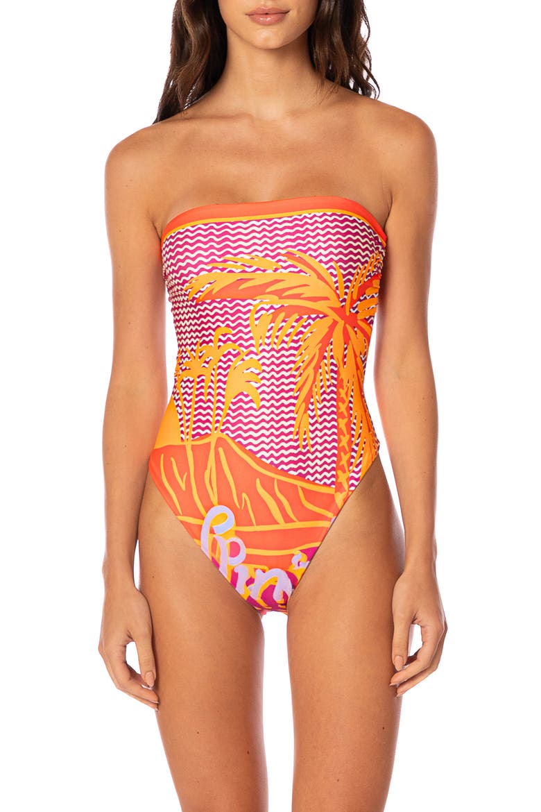 Dream Ohana Reversible One-Piece Swimsuit, Main, color, PURPLE