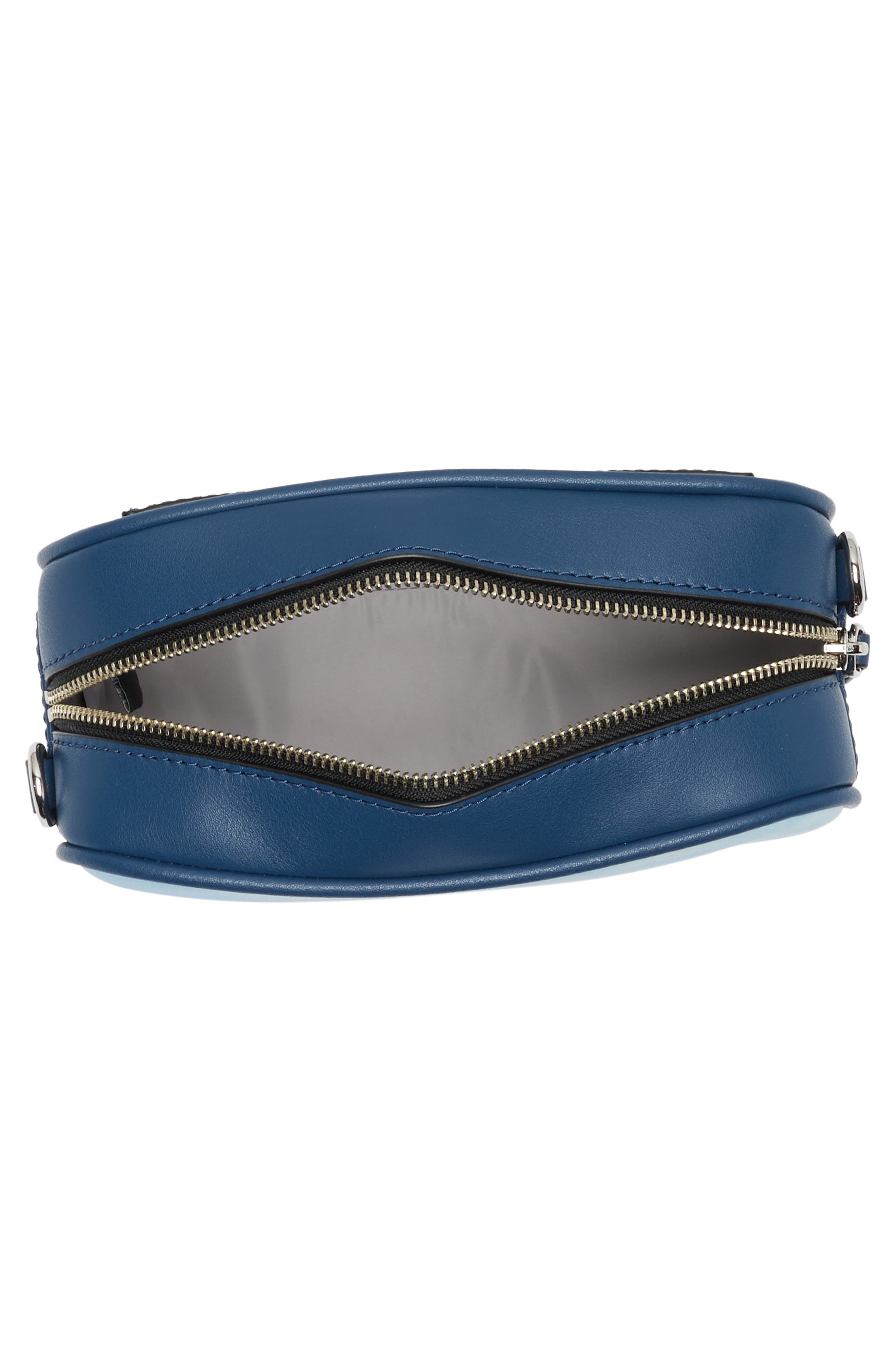 Leather Camera Bag, Alternate, color, MARSHMALLOW MULTI