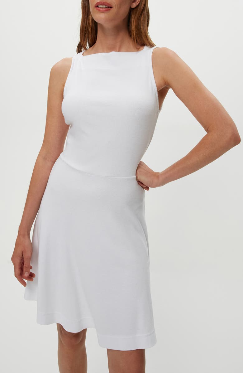 Michael Stars Andy Skater Minidress, Alternate, color, White