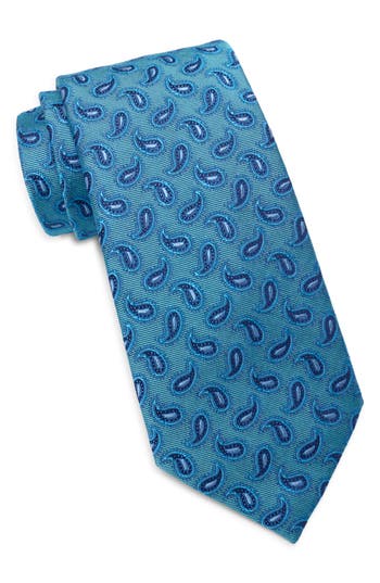 Ted Baker London Penfold Pines Silk Tie In Blue