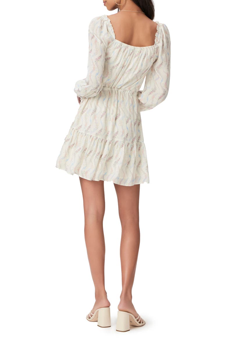 Marjie Long Sleeve Minidress, Alternate, color, ANTIWHTMLT