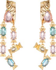 EYE CANDY LOS ANGELES Bahar Cubic Zirconia Candy Drop Earrings