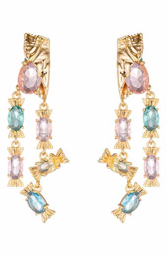 Bahar Cubic Zirconia Candy Drop Earrings