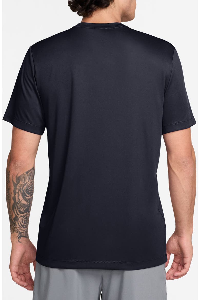 Dri-FIT Flex Training Tee, Alternate, color, OBSIDIAN/ MATTE SILVER