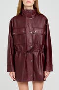 WAYF Angelina Faux Leather Jacket