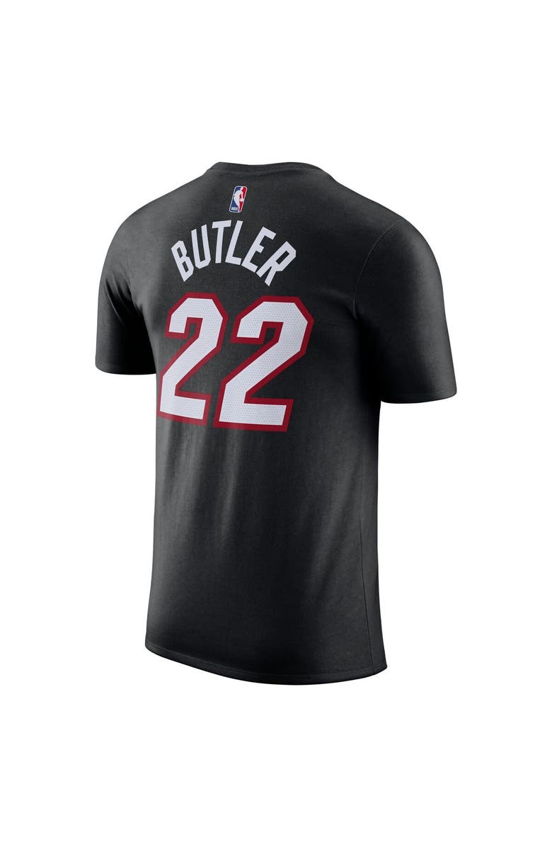 Nike Men's Nike Jimmy Butler Black Miami Heat Icon 2022/23 Name & Number T-Shirt, Alternate, color, 