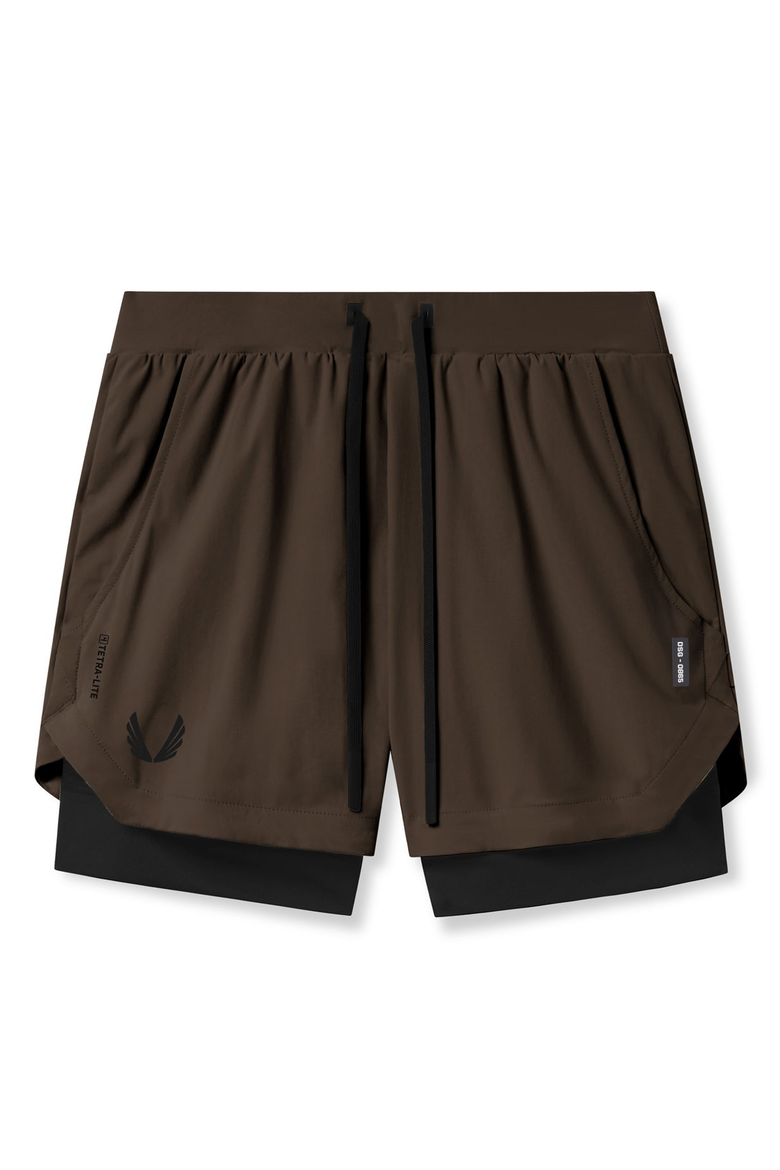 Tetra-Lite 5" Liner Short, Alternate, color, Dark Earth / Black