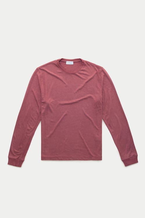 Wolf Vs. Goat (wvg) Long Sleeve Heavyweight Jersey Crewneck In Brown