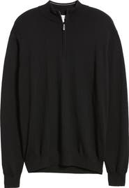 Peter Millar Crown Soft Quarter Zip Merino Wool Blend Pullover