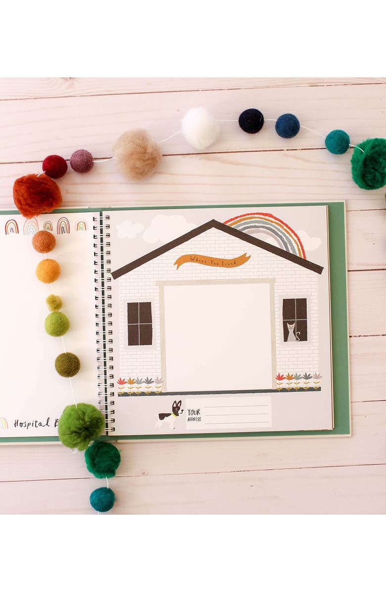 Lucy Darling 'Baby's First Year' Little Rainbow Memory Book, Alternate, color, Multi