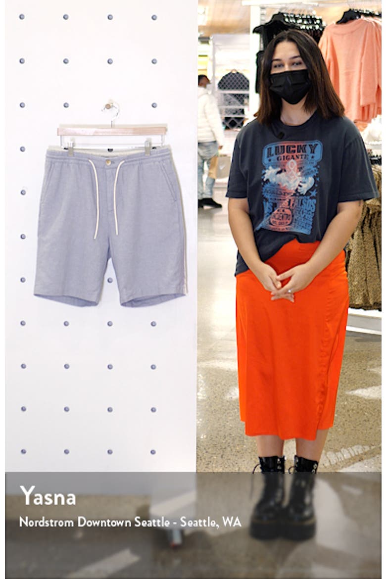 Organic Cotton & Linen Drawstring Shorts video