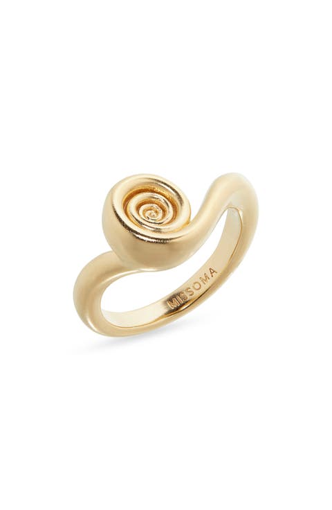 Spiral Statement Ring