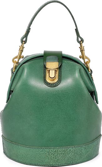 Doctor Bucket Leather Crossbody Bag