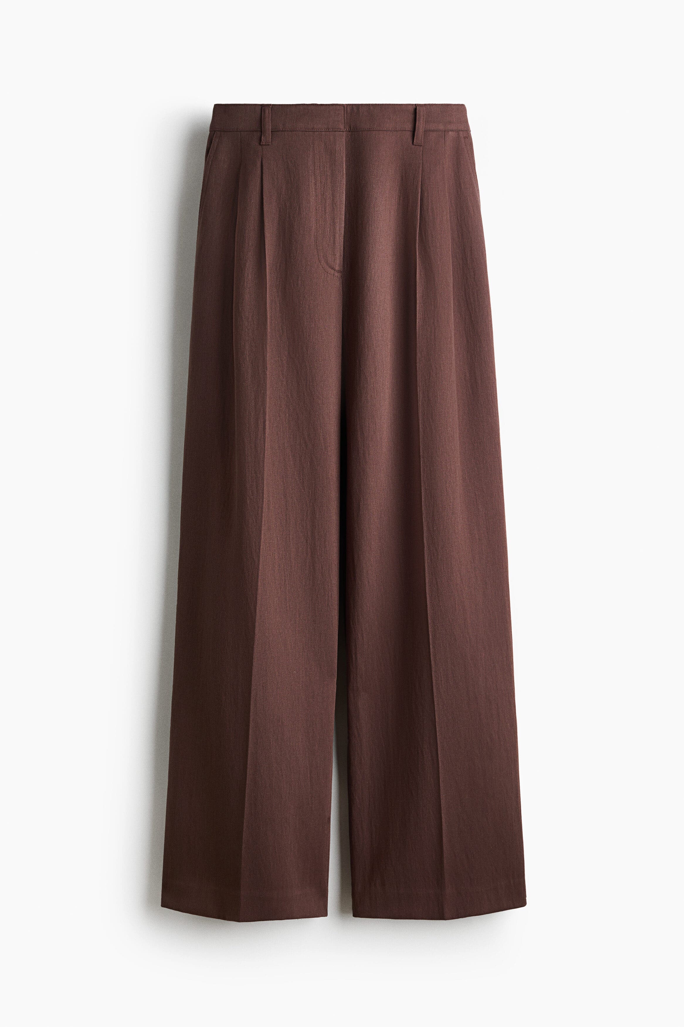 Linen-blend Tailored Trousers - image 3