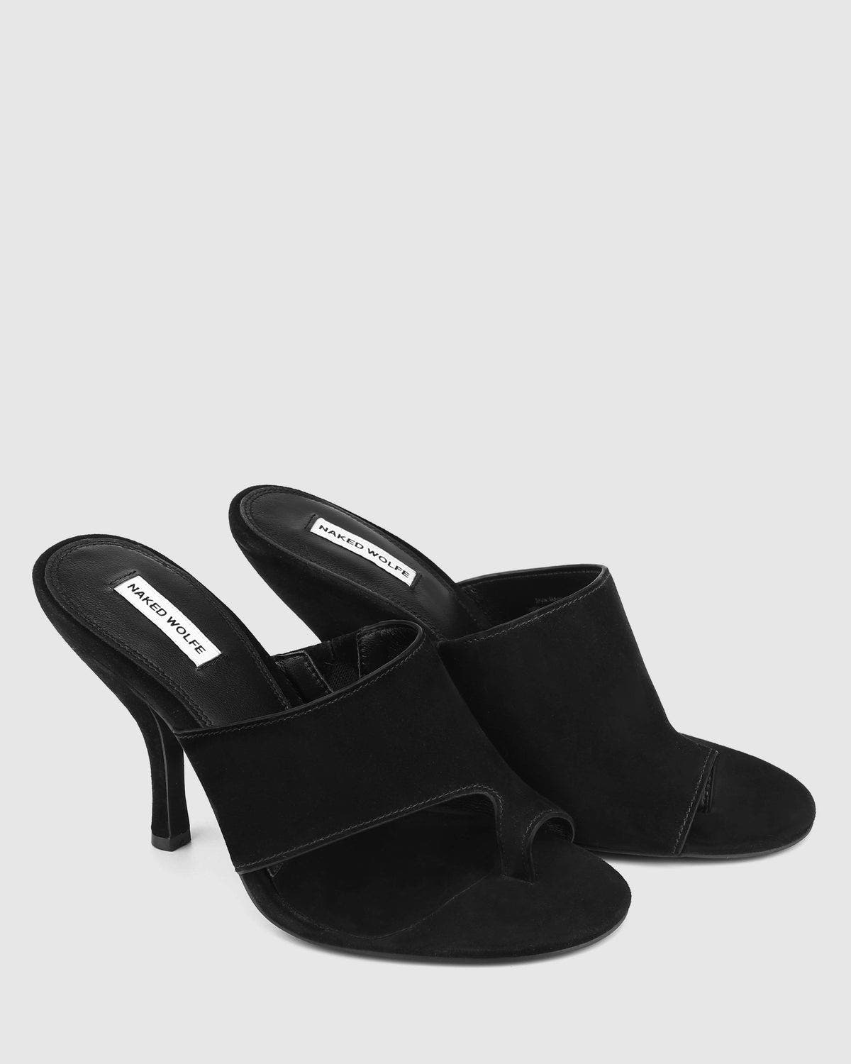 Naked Wolfe Maxime Black Suede, Alternate, color, Black