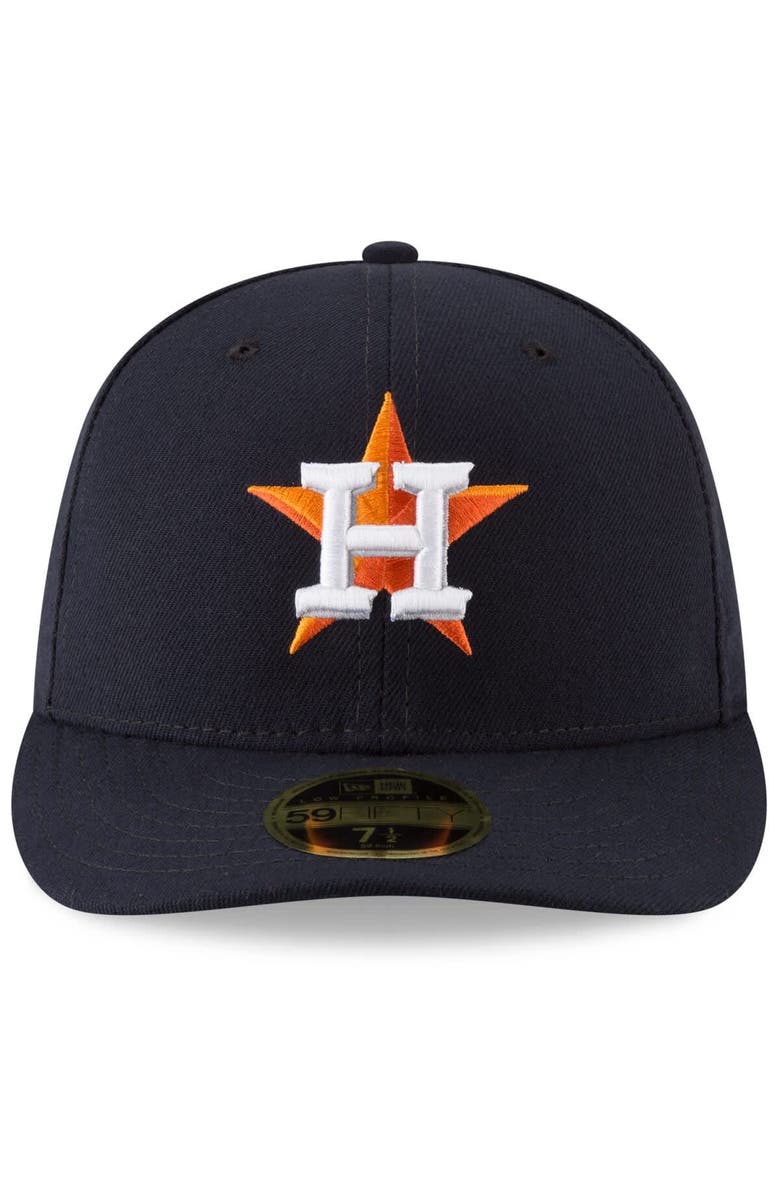 New Era Men's New Era Navy Houston Astros 2024 MLB Postseason Side Patch Low Profile 59FIFTY Fitted Hat, Alternate, color,
