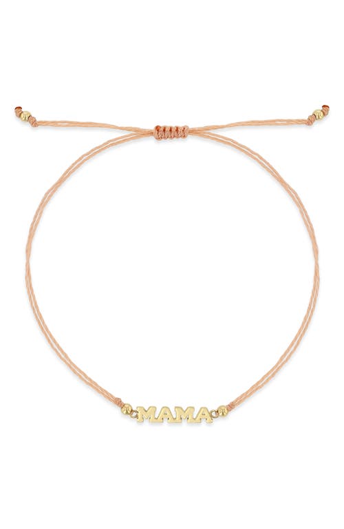 Zoë Chicco 14k Gold 4-letter Slider Bracelet In 14k Yellow Gold