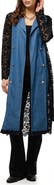 SAACHI Lace Trim Denim Topper