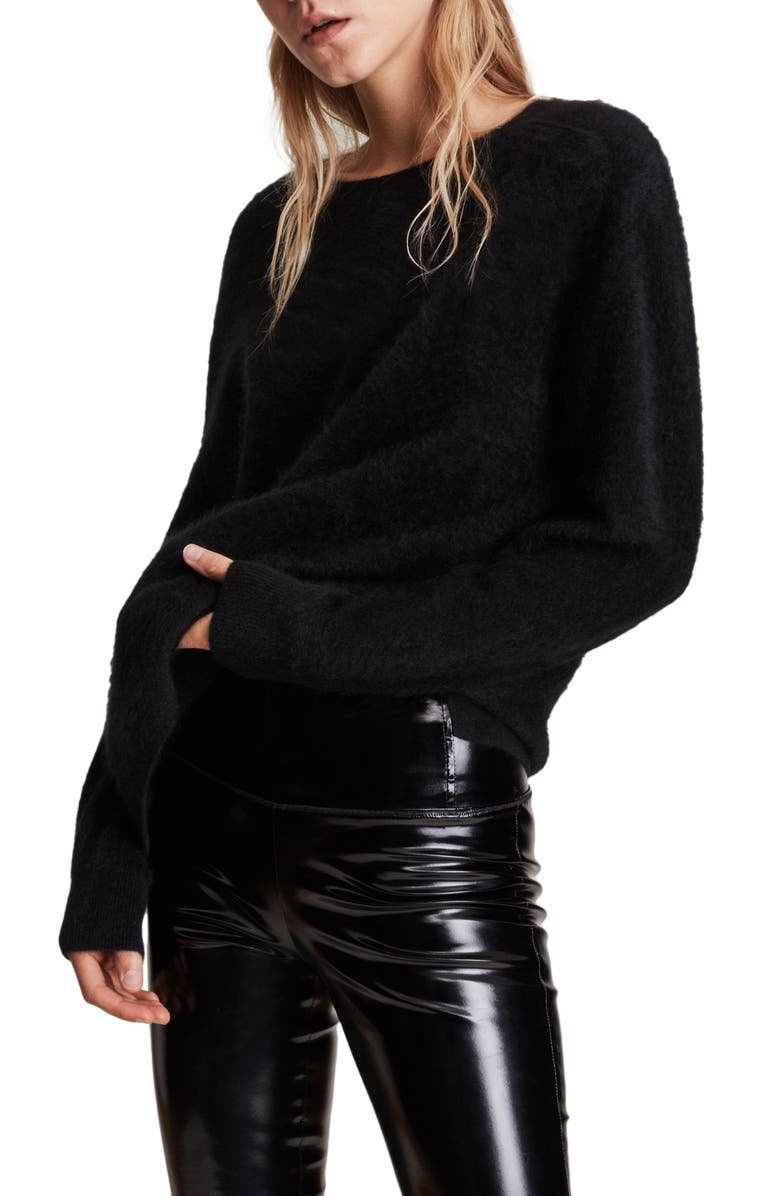 AllSaints Sylvie Cashmere Crew Neck Sweater, Alternate, color,