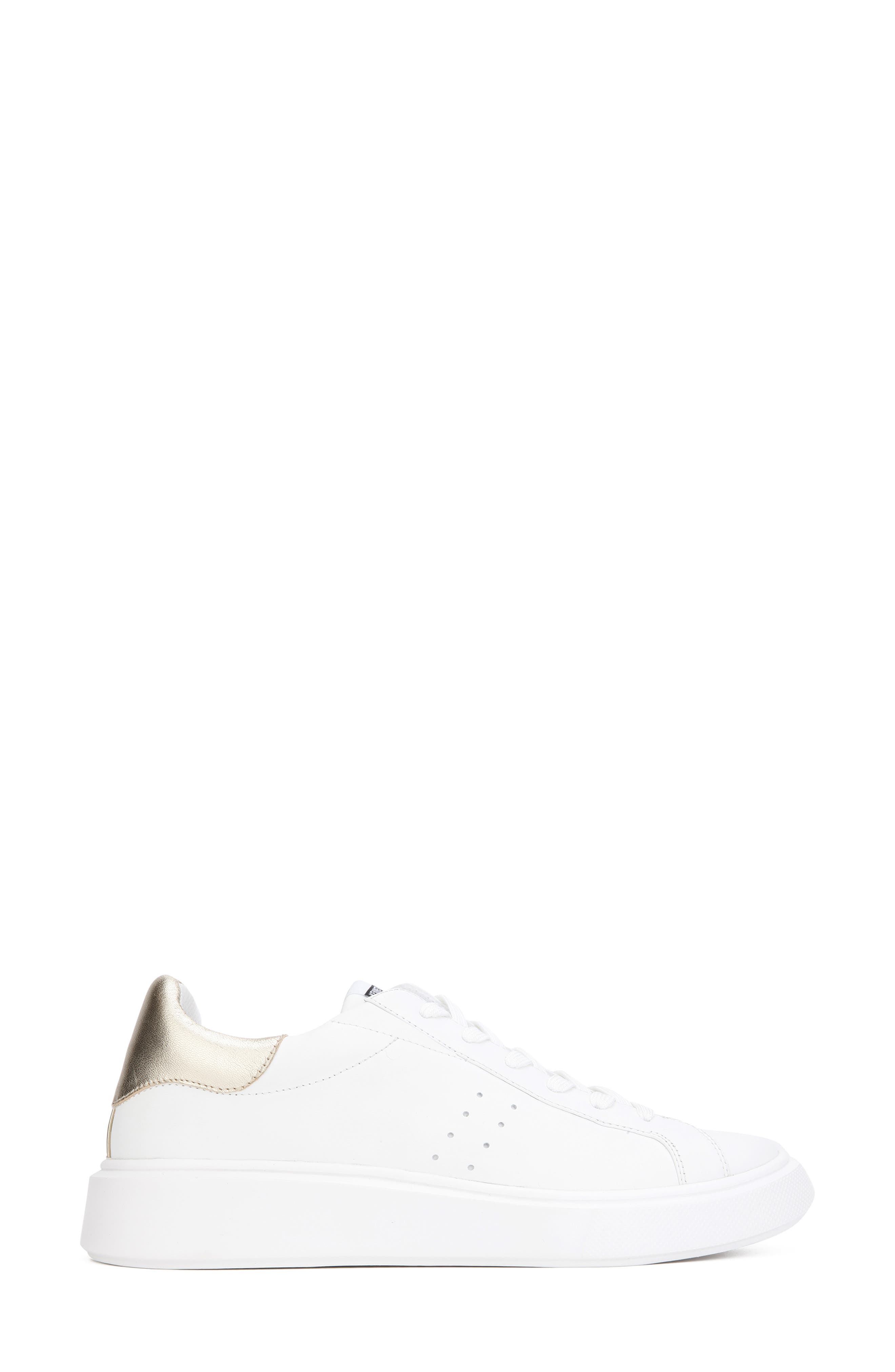Kam Platform Sneaker, Alternate, color, WHITE/ SHINY LIGHT GOLD