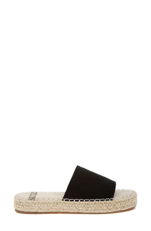Rag & Co Women's Huntra Real Soft Leather Espadrille Flatforms In Black In Black