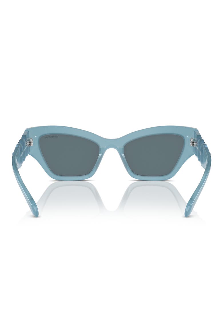 Imber 53mm Irregular Sunglasses, Alternate, color, BLUE