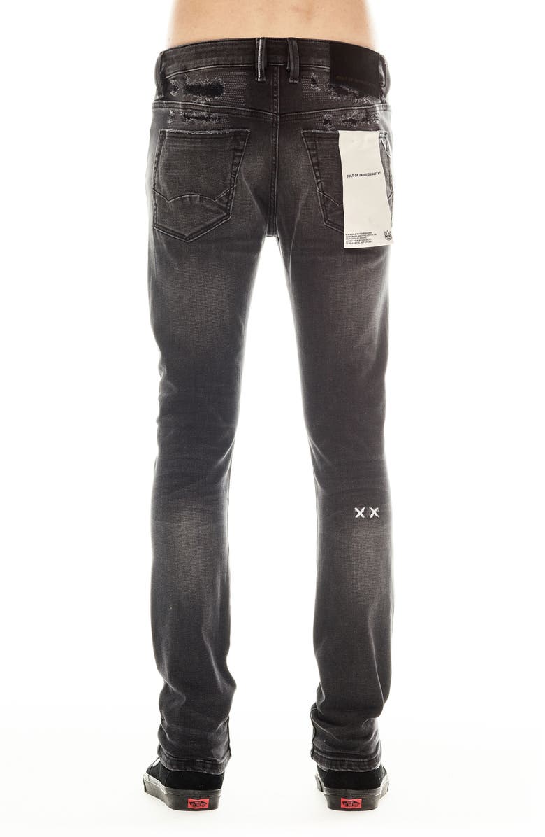 Cult of Individuality Punk Distressed Super Skinny Jeans, Alternate, color, Sterling