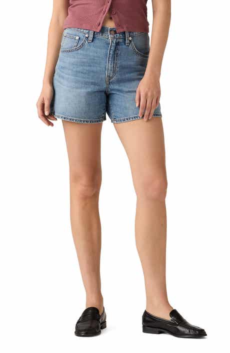 Levi's Cinch Mid Thigh Denim Shorts